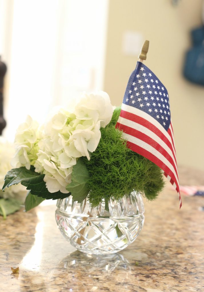 Flags and flowers for July 4th - My Woodlands Life