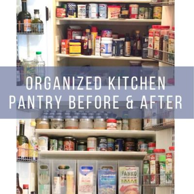 How I simplified my life by organizing my kitchen pantry
