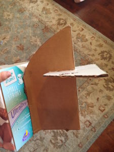 How to make a wearable cardboard airplane