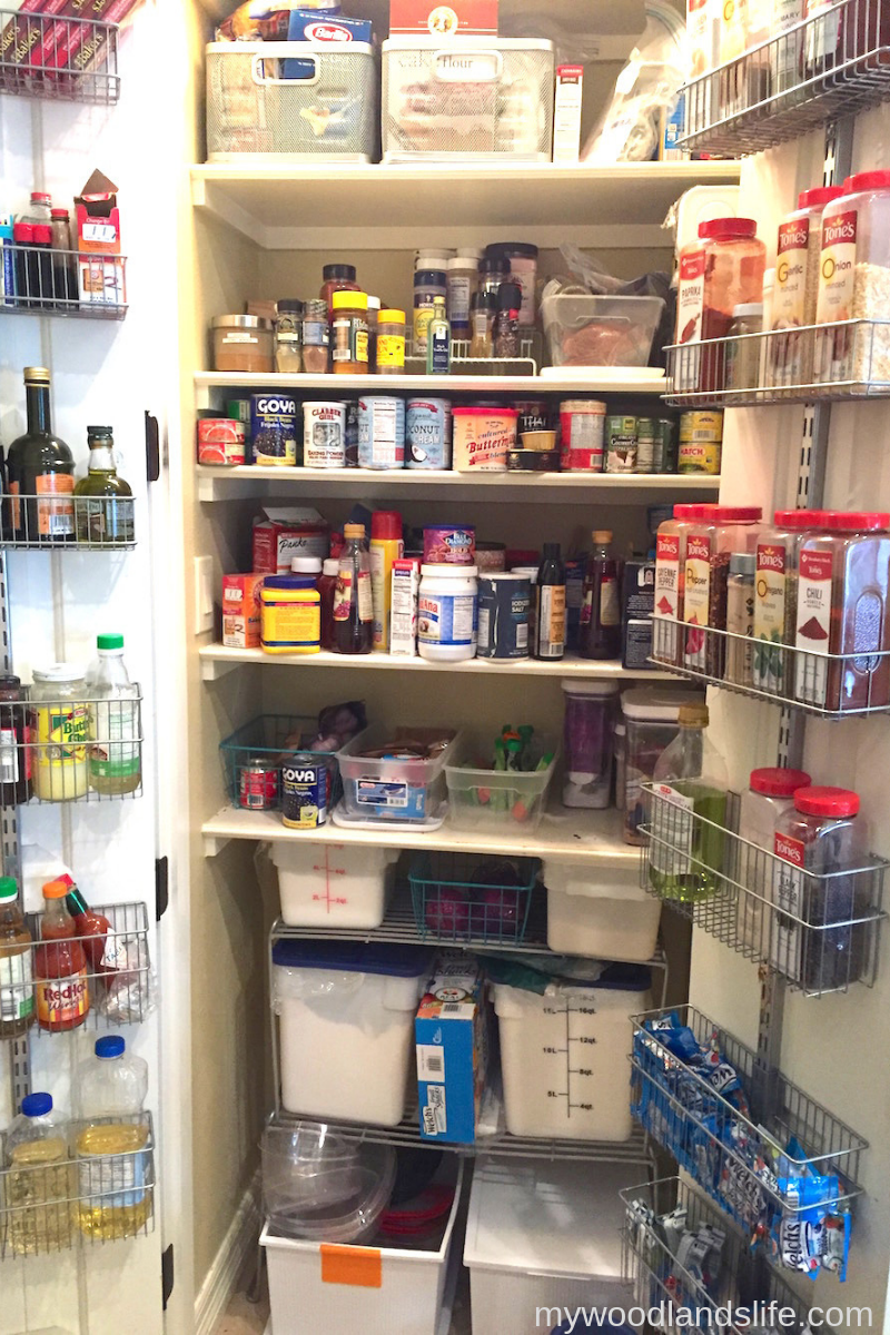 How I simplified my life by organizing my kitchen pantry - My Woodlands ...