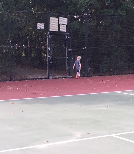 How we play tennis once a week with toddlers in tow