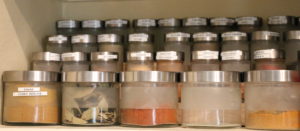organized spice shelf kitchen pantry