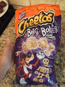 Cheetos bag of bones