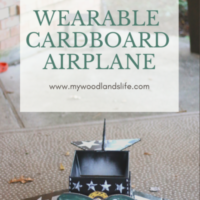 How to make a wearable cardboard airplane for kids