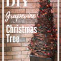 DIY Outdoor Grapevine Christmas Tree