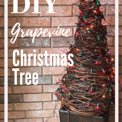 DIY Grapevine Christmas Trees