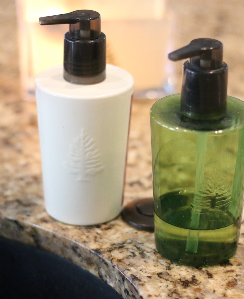 Mywoodlandslife Christmas home tour thymes hand soap and lotion