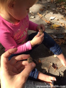 Making acorn faces and hats