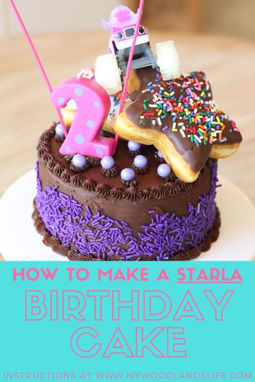 How to make a monster truck themed birthday cake. This cake features Starla from Blaze and the Monster Machines.