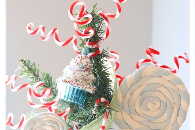 DIY Lollipop Decorations for a Candyland Christmas