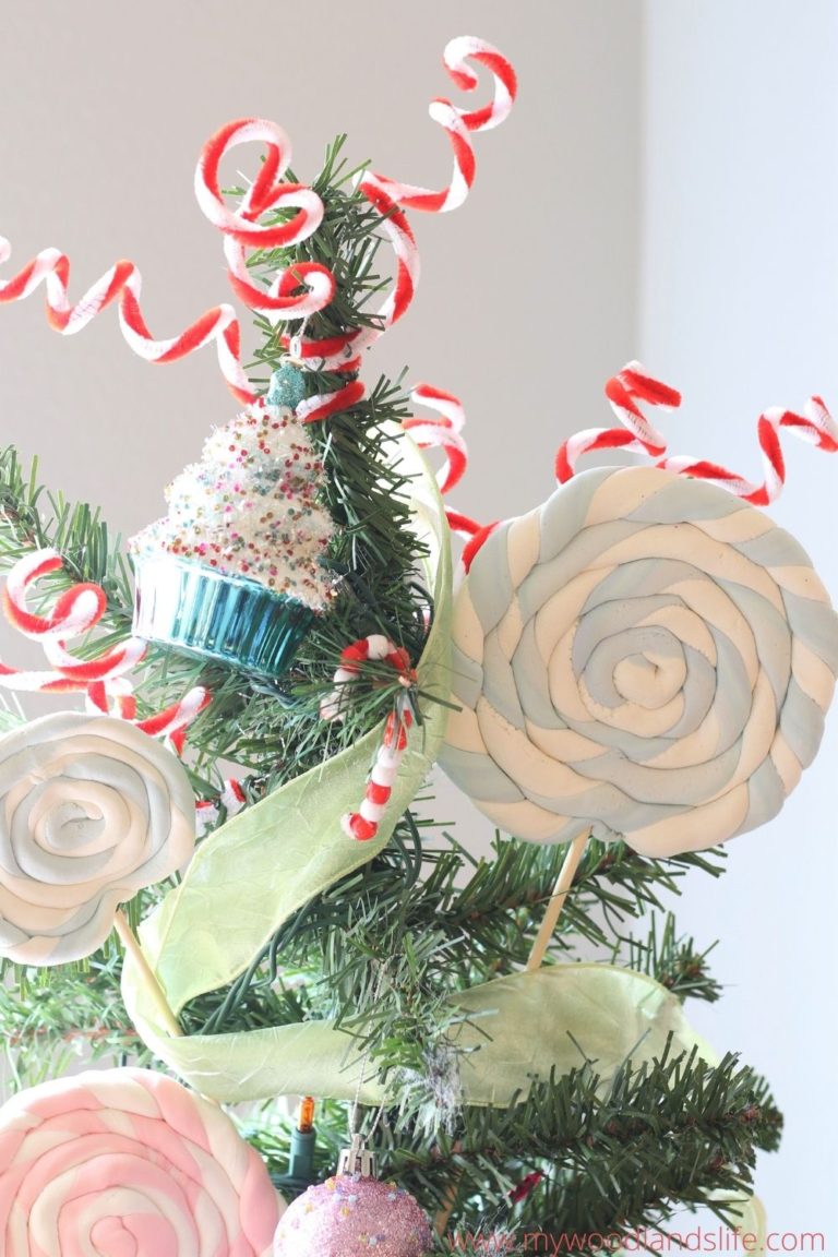 Candyland Christmas Tree Reveal And Donut Ornaments Too! - My Woodlands 