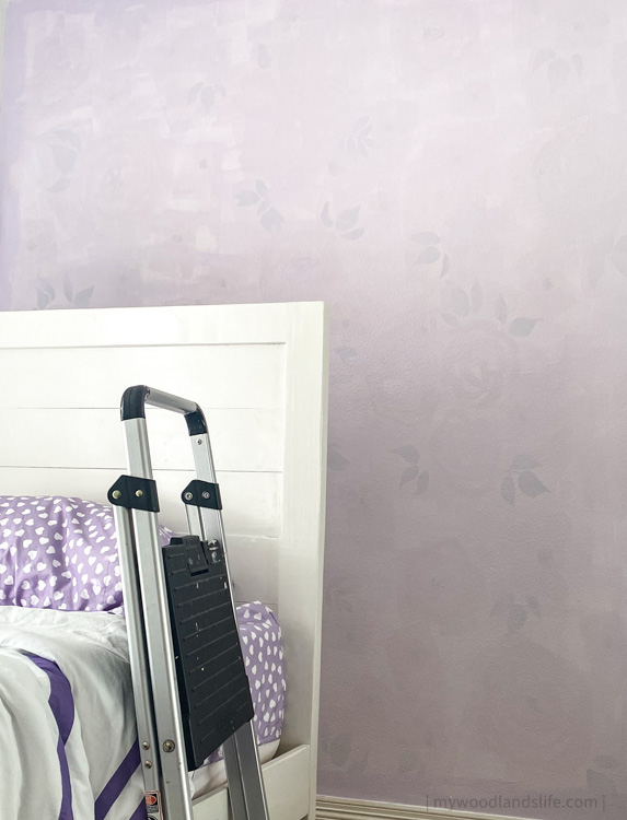 You can use Benjamin Moore sample paint as wall paint but it takes a lot more coats. This is one coat of Lavender Ice